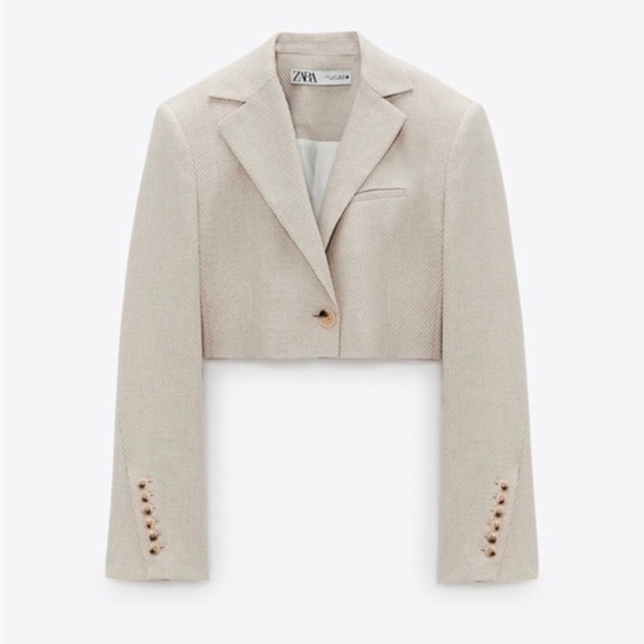 Zara SET Short Blazer & Pants Bloggers’ Favorite Rare Find Size XL - Picture 5 of 16